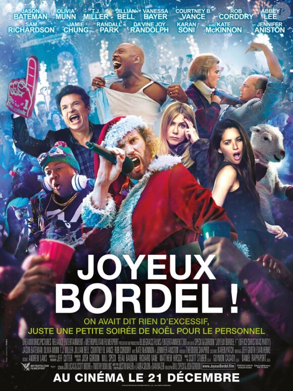 Affiche du film Joyeux bordel, en salles le 21 décembre 2016
