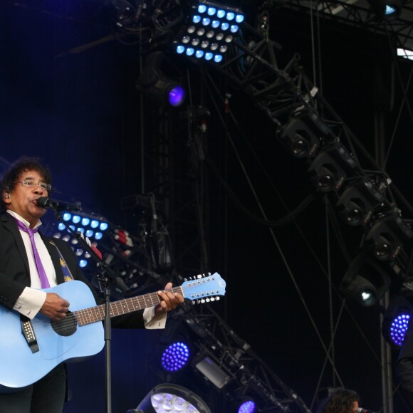 Laurent Voulzy et Alain Souchon en concert à la fête de l' Humanité à la Courneuve le 11 septembre 2016.