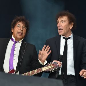 Concert de clôture avec Alain Souchon et Laurent Voulzy - Fête de l'Humanité à la Courneuve le 10 septembre 2016.