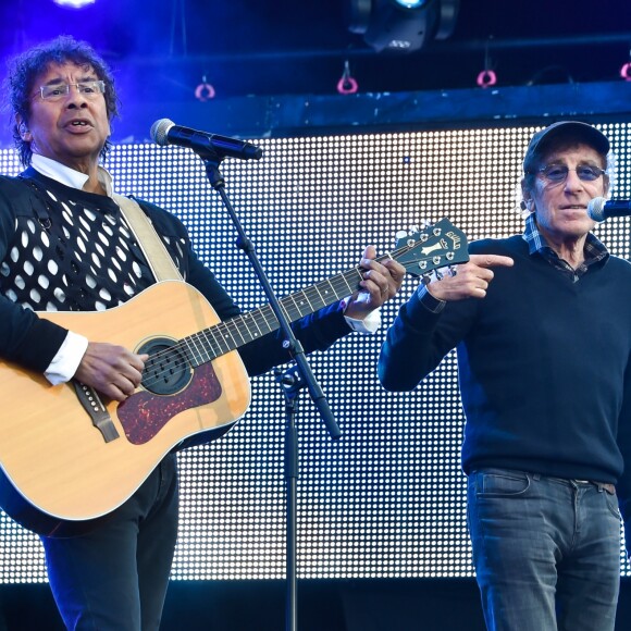 Laurent Voulzy et Alain Souchon - A l'occasion du 34ème anniversaire de la radio, RFM organise le "RFM Music Show", un concert gratuit ce samedi 6 juin 2015, à Issy-les-Moulineaux