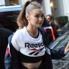 Gigi Hadid se promène à New York, le 7 décembre 2016.