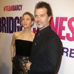 Renee Zellweger et son compagnon Doyle Bramhall II - Première du film ''Bridget Jones' Baby'' à New York le 12 septembre 2016.