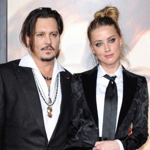 Johnny Depp et sa femme Amber Heard - Première de "The Danish Girl" au Théatre Westwood Village à Los Angeles le 21 novemnre 2015.