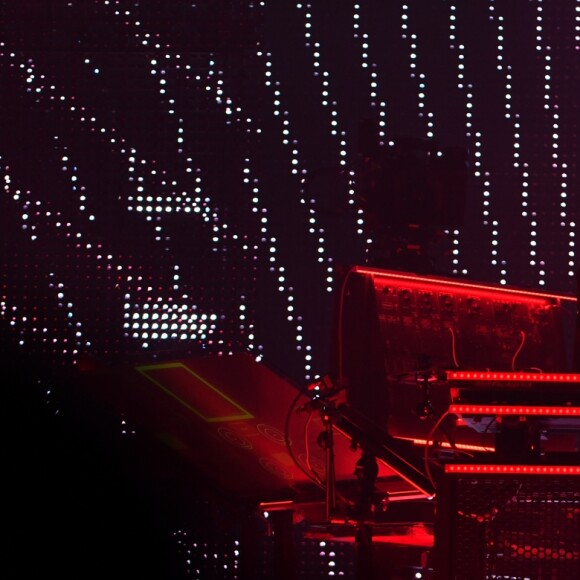 Jean-Michel Jarre en concert à l'AccorHotels Arena POPB Bercy lors de sa tournée "Electronica World Tour" à Paris. Le 12 décembre 2016 © Lionel Urman / Bestimage