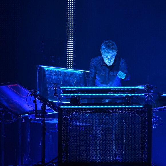 Jean-Michel Jarre en concert à l'AccorHotels Arena POPB Bercy lors de sa tournée "Electronica World Tour" à Paris. Le 12 décembre 2016 © Lionel Urman / Bestimage