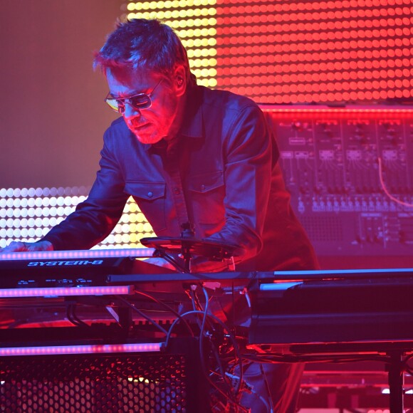 Jean-Michel Jarre en concert à l'AccorHotels Arena POPB Bercy lors de sa tournée "Electronica World Tour" à Paris. Le 12 décembre 2016 © Lionel Urman / Bestimage