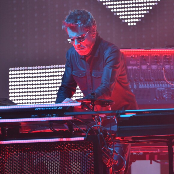 Jean-Michel Jarre en concert à l'AccorHotels Arena POPB Bercy lors de sa tournée "Electronica World Tour" à Paris. Le 12 décembre 2016 © Lionel Urman / Bestimage