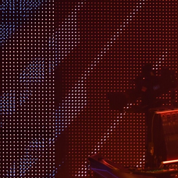 Jean-Michel Jarre en concert à l'AccorHotels Arena POPB Bercy lors de sa tournée "Electronica World Tour" à Paris. Le 12 décembre 2016 © Lionel Urman / Bestimage