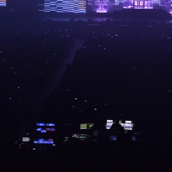 Jean-Michel Jarre en concert à l'AccorHotels Arena POPB Bercy lors de sa tournée "Electronica World Tour" à Paris. Le 12 décembre 2016 © Lionel Urman / Bestimage