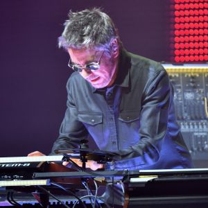 Jean-Michel Jarre en concert à l'AccorHotels Arena POPB Bercy lors de sa tournée "Electronica World Tour" à Paris. Le 12 décembre 2016 © Lionel Urman / Bestimage