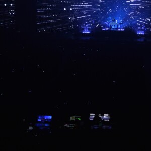 Jean-Michel Jarre en concert à l'AccorHotels Arena POPB Bercy lors de sa tournée "Electronica World Tour" à Paris. Le 12 décembre 2016 © Lionel Urman / Bestimage