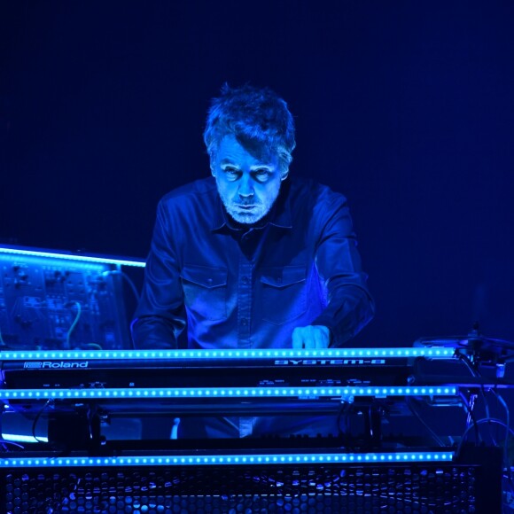 Jean-Michel Jarre en concert à l'AccorHotels Arena POPB Bercy lors de sa tournée "Electronica World Tour" à Paris. Le 12 décembre 2016 © Lionel Urman / Bestimage