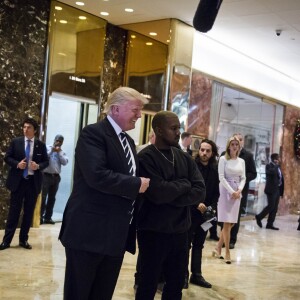 Donald Trump et Kanye West à la Trump Tower, à Manhattan. New York, le 13 décembre 2016.