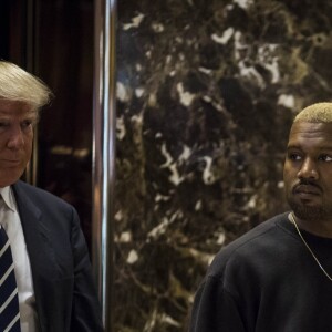 Donald Trump et Kanye West à la Trump Tower, à Manhattan. New York, le 13 décembre 2016.