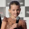 Ever Gabo, la fille de Milla Jovovich, lors de la première mondiale de "Resident Evil: The Final Chapter" à Tokyo, le 13 décembre 2016.
