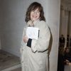 Jane Birkin lors du défilé de mode "Saint Laurent", collection prêt-à-porter automne-hiver 2016-2017 à Paris, le 7 mars 2016. © Olivier Borde.