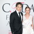 Michael C. Hall et sa femme Morgan Macgregor à la soirée CFDA Fashion Awards 2016 à New York, le 6 juin 2016