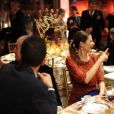 Livia Firth et Marco Tronchetti Provera au dîner de Noël de l'Institut Européen d'Oncologie, de la fondation de l'institut (Fondazione IEO CCM) à la Villa Necchi Campiglio. Milan le 13 décembre 2016.