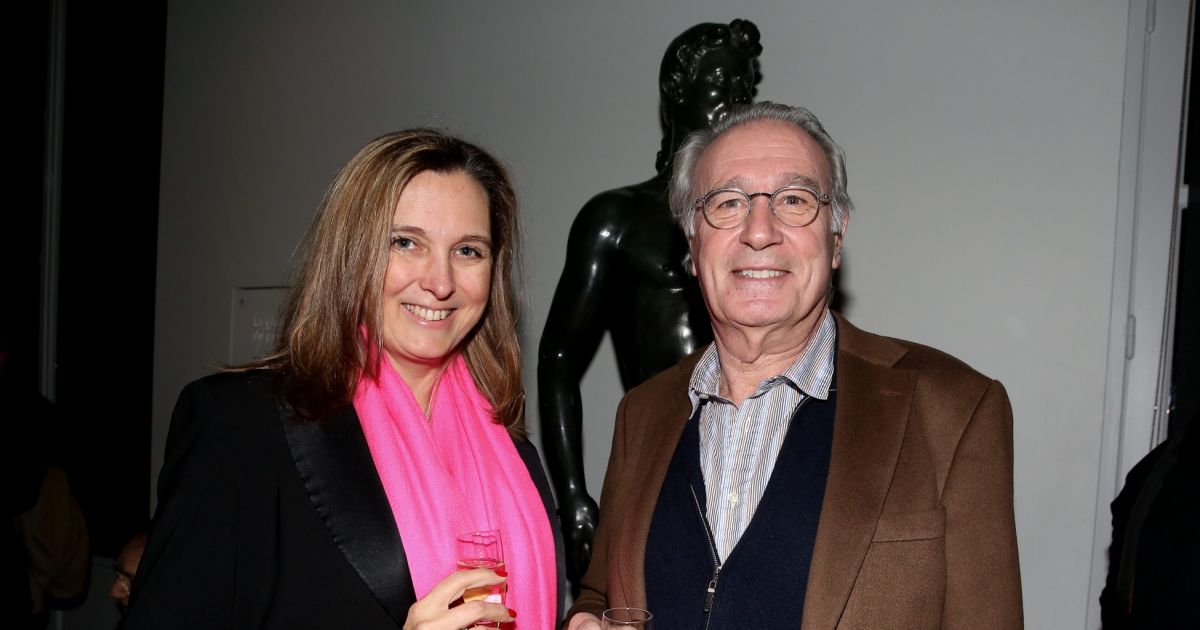 Vie Privée Bernard Lecoq Et Son Fils Exclusif - Bernard Lecoq et une amie - Soirée de lancement, au Musée