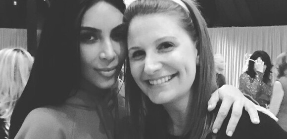Kim Kardashian et une amie en soirée à Los Angeles jeudi 15 décembre 2016