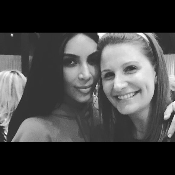 Kim Kardashian et une amie en soirée à Los Angeles jeudi 15 décembre 2016