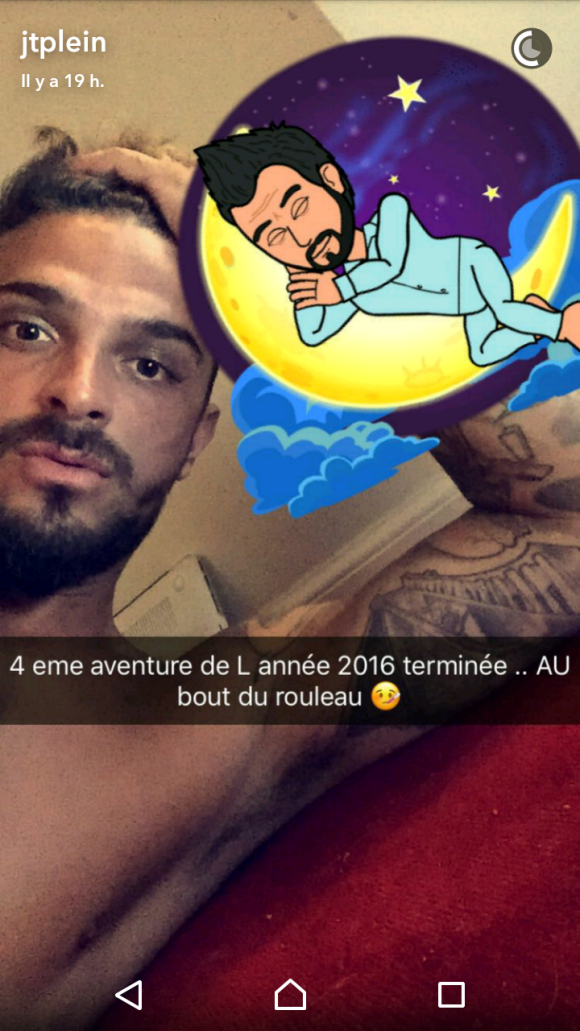 Julien des "Marseillais" sur Snapchat, dimanche 18 décembre 2016