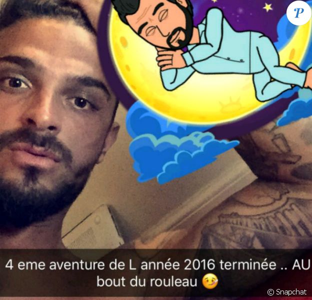 Julien des "Marseillais" sur Snapchat, dimanche 18 décembre 2016