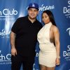 Rob Kardashian et sa fiancée Blac Chyna enceinte au Memorial Day Weekend du Sky Beach Club à Las Vegas, le 28 mai 2016
