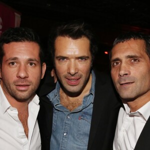 David Koskievic, Nicolas Bedos et David Setrouk - After-party du film "Mr & Mme Adelman" au Raspoutine à Paris, le 19 décembre 2016.