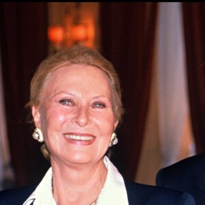 Michèle Morgan et Gérard Oury en 1990.