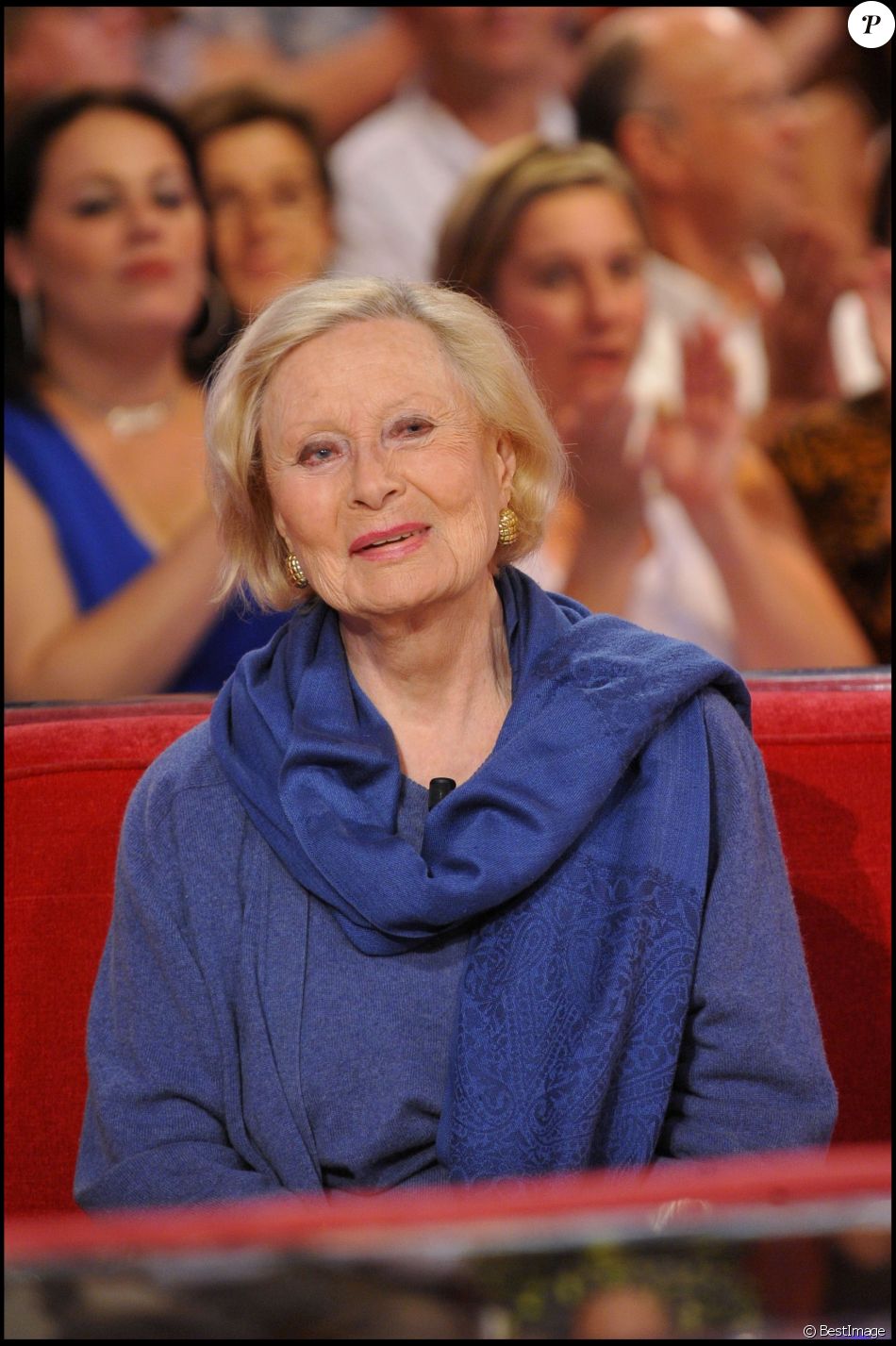 Michèle Morgan dans Vivement Dimanche en 2010.