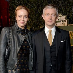 Amanda Abbington et son mari Martin Freeman à la soirée ‘Evening Standard Theatre Awards' à Londres, le 22 novembre 2015