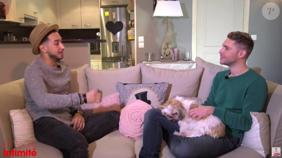 Axel des "Princes de l'amour" saison 4 en interview avec Sam Zirah. Décembre 2016