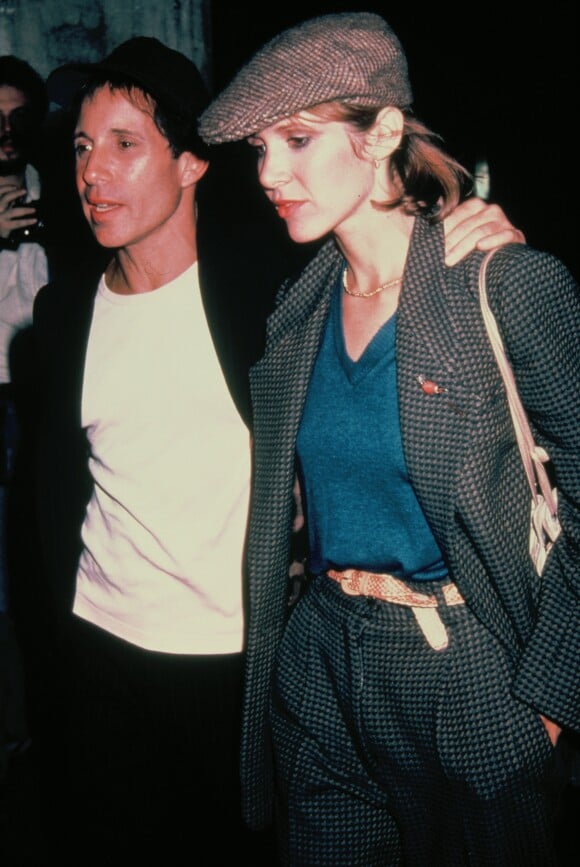 Carrie Fisher avec son ancien mari Paul Simon en 1983