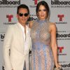 Marc Anthony et sa femme Shannon De Lima à la conférence de presse Billboard Latin Music Awards à Miami, le 28 avril 2016.
