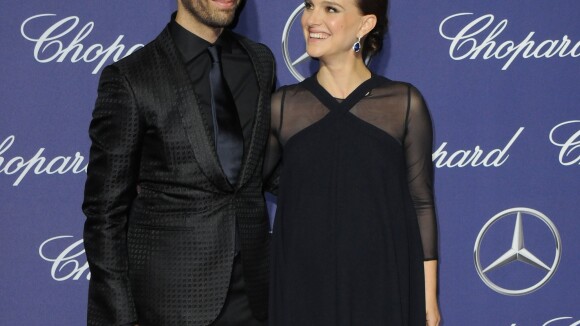 Natalie Portman enceinte et son chéri Benjamin Millepied à la soirée de gala du Palm Spring Film Festival 2017.