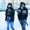 Exclusif - Paris Jackson et son compagnon Michael Snoddy à la sortie des bureaux Condé Nast à New York City, New York, Etats-Unis, le 16 décembre 2016.