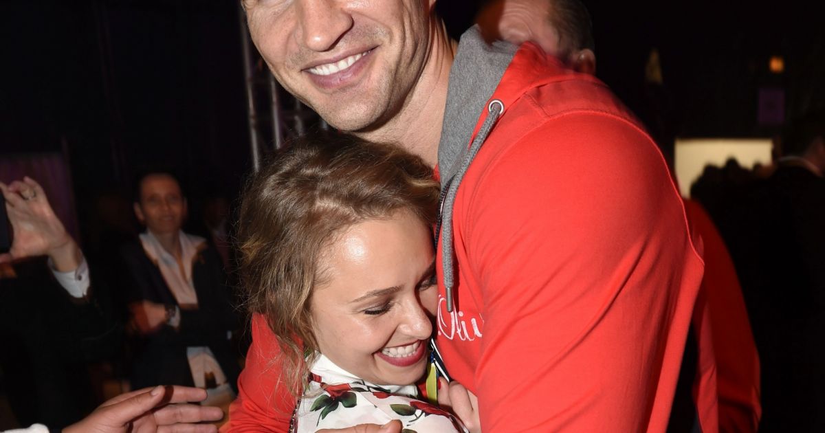 Hayden Panettiere et son fiancé Wladimir Klitschko - Match de boxe