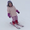 La fille d'Hayden Panettiere et Wladimir Klitschko, Kaya, faisant du ski sur une photo diffusée dans l'émission "Live! with Kelly" le 5 janvier 2017