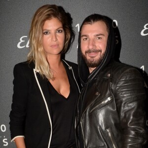 Michaël Youn et sa compagne Isabelle Funaro - Photocall - 9ème édition du "Etam Live Show" (Etam Lingerie) lors de la fashion week à Paris, le 27 septembre 2016.