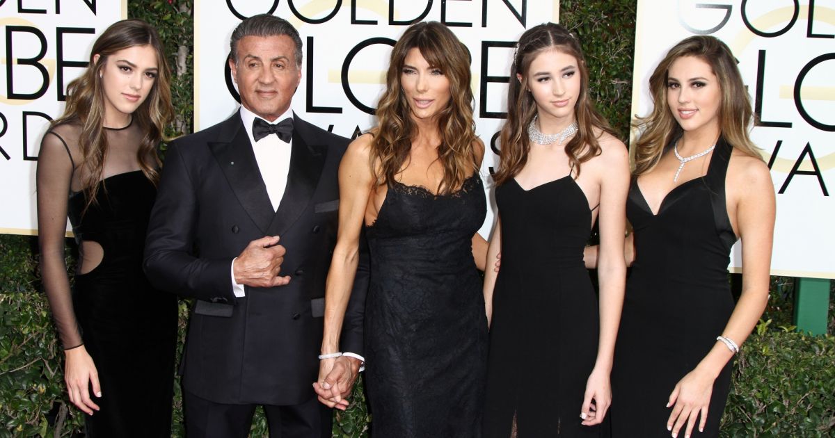 Scarlet Stallone, Jennifer Flavin, Sylvester Stallone, Sistene Stallone