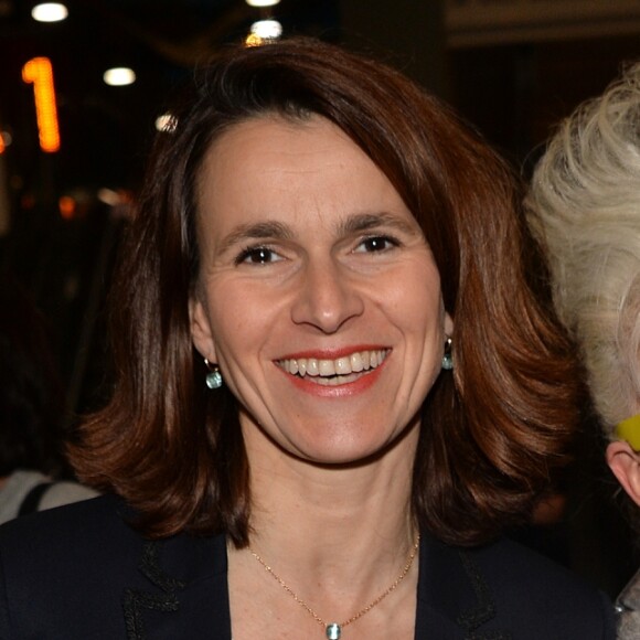 Aurélie Filippetti et l'artiste Mireille Suzanne Francette Porte, dite Orlan - Cocktail pour les 40 ans du Centre Georges Pompidou au centre Pompidou à Paris, France, le 10 janvier 2017.