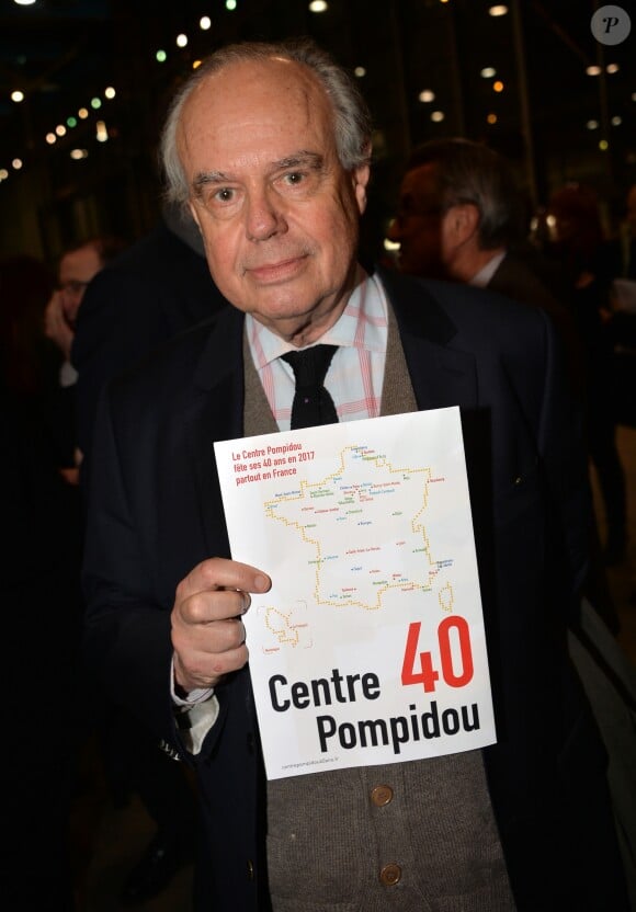 Frédéric Mitterrand - Cocktail pour les 40 ans du Centre Georges Pompidou au centre Pompidou à Paris, France, le 10 janvier 2017.