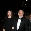 Jean-Paul Belmondo et sa petite fille Annabelle arrivent a la soiree du 52ème Gala de l'union des artistes au Cirque d'hiver à Paris le 18 Novembre 2013.