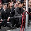 Darren Le Gallo, sa fille Aviana, Denis Villeneuve et Jeremy Renner - Amy Adams reçoit son étoile sur le célèbre "Walk of Fame" à Hollywood, Los Angeles, Californie, Etats-Unis, le 11 janvier 2017.