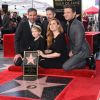 Amy Adams, son compagnon Darren Le Gallo, leur fille Aviana, Denis Villeneuve et Jeremy Renner - Amy Adams reçoit son étoile sur le célèbre "Walk of Fame" à Hollywood, Los Angeles, Californie, Etats-Unis, le 11 janvier 2017.