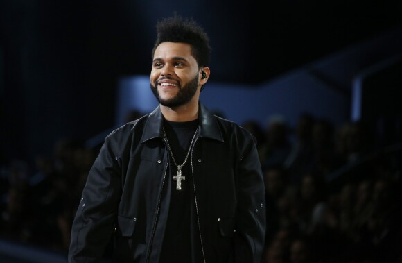The Weeknd (Abel Tesfaye) au défilé "Victoria's Secret Paris 2016" au Grand Palais à Paris, le 30 novembre 2016.