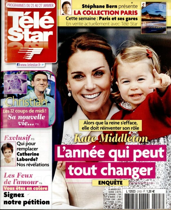 Magaziné "Télé Star" en kiosques le 16 janvier 2017.