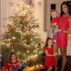 Jade Foret a partagé des photos de son Noël avec ses enfants sur Instagram. Janvier 2017