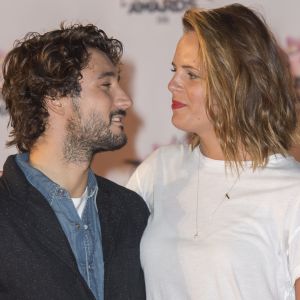 Laure Manaudou et son compagnon Jérémy Frérot - Arrivées à la 17ème cérémonie des NRJ Music Awards 2015 au Palais des Festivals à Cannes, le 7 novembre 2015.